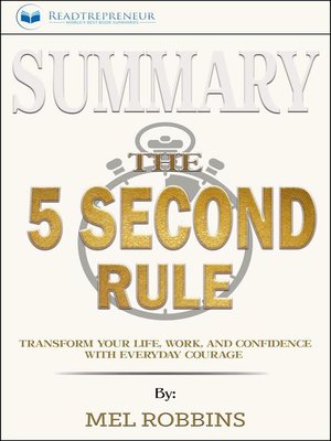 cover image of Summary of the 5 Second Rule